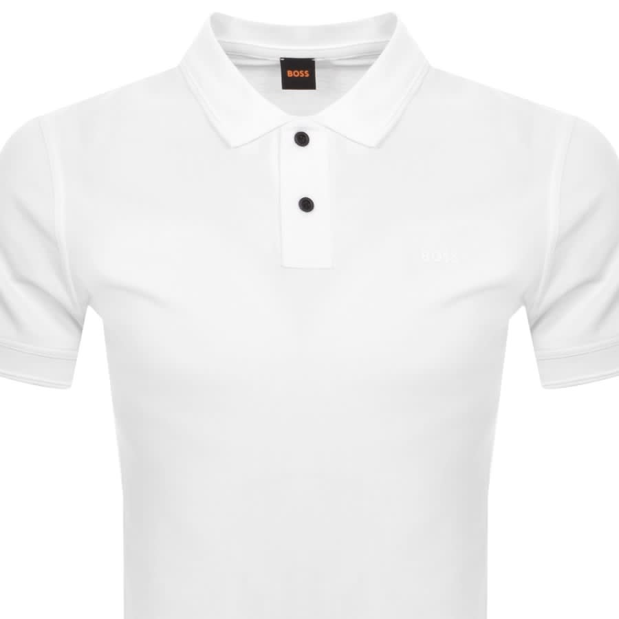 BOSS Prime Polo T Shirt White